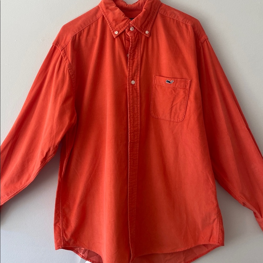 Vineyard Vines Orange Tucker Shirt